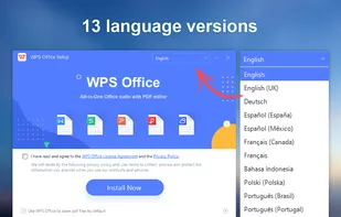 supports 13 languages