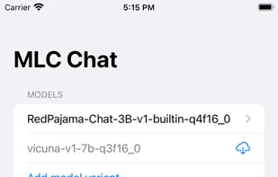 MLC LLM screenshot 3