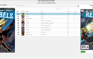 Scraping issue metadata from various online sources.