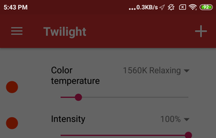 Twilight Blue Light Filter screenshot 3