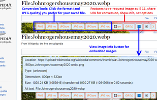 Save webP as PNG or JPEG Extension screenshot 1