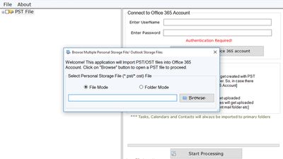 Softaken PST to Office 365 Migration screenshot 1