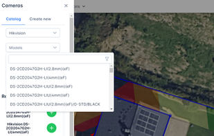 Large database of cameras from world-leading manufacturers.