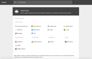 Mist supports more than 20 infrastructure platforms including public clouds, private clouds, hypervisors, containers and bare metal servers.