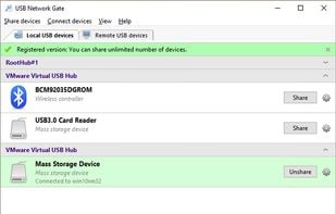 USB Network Gate screenshot 1