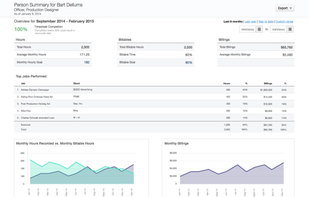 ClickTime screenshot 2