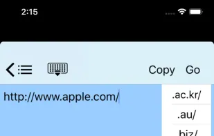 Easy URL Keyboard screenshot 1