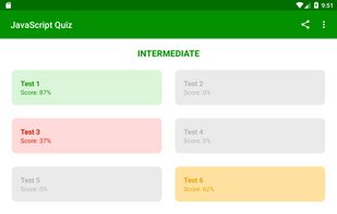 JavaScript Quiz screenshot 1