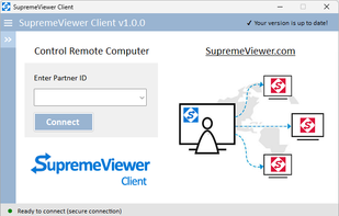 SupremeViewer Client is a software that allows you to connect and interact with remote computers and servers located anywhere in the globe via the internet.
