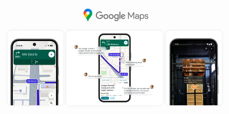 Google Maps will soon integrate Gemini to enable hands-free conversational navigation image
