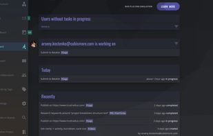 History of work done