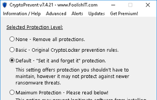 CryptoPrevent screenshot 1