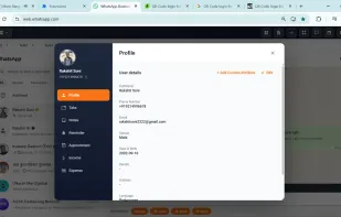 Get complete control over every conversation with Lion CRM's Profile-Chat feature. Access the CRM button at the top of each chat for instant profile management. View and edit full profile details, check which Tabs the chat belongs to, add Notes to capture important details, set Reminders for follow-ups, track Appointments, record Income from customers, and log Expenses—all in one place.