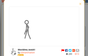 You can view animations created by other users