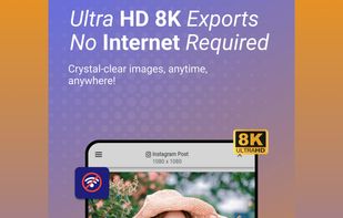 Export to 8k flawlessly on any device