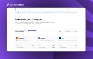 NewsletterStack Newsletter Cost Calculator