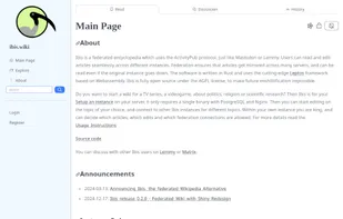 Ibis Wiki screenshot 1