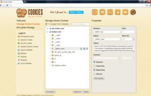 Cookie Editor screenshot 1