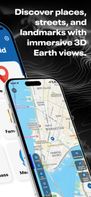 Explore the world using detailed 3D Earth maps with satellite view and smooth map navigation.