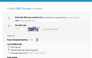 Web-Site-Map.com - XML Sitemap Generator screenshot 1