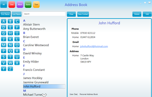 Address book