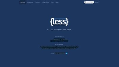 LESS CSS screenshot 1