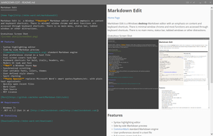 Markdown Edit screenshot 1