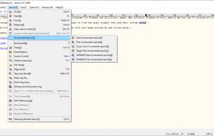 Sakura editor screenshot 1