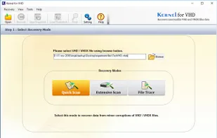 Kernel for VHD Recovery Software screenshot 1