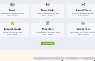 AudioJungle screenshot 1