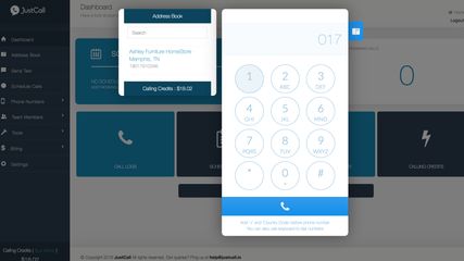 Easy to use Web-based call dialer. 