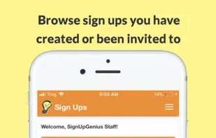 SignUpGenius screenshot 1