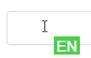 Layin layout indicator hovering an input field