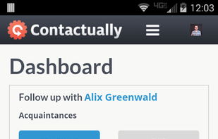 Contactually screenshot 2