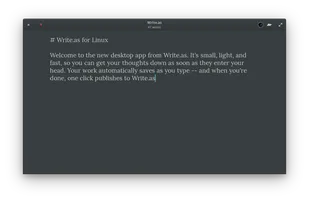 Write.as screenshot 3