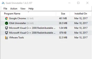 Geek Uninstaller screenshot 1