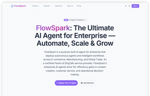 main page for flowspark