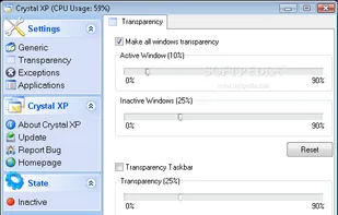 Crystal XP screenshot 1