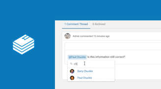 BookStack 25.12 adds user mentions in comments, content URL history system, and much more image