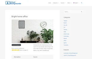 Virtual Backgrounds screenshot 1
