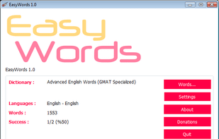 EasyWords screenshot 1