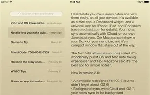 Notefile screenshot 3