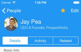 ProsperWorks screenshot 2