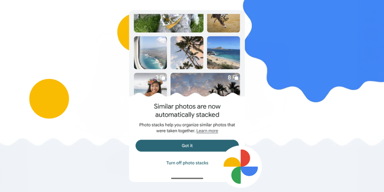 Google Photos is rolling out the 'Photo Stacks' auto-grouping feature for Android users image
