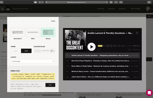 Simplecast screenshot 2