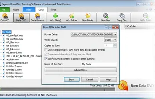 Express Burn Free DVD and CD Burning Software - Burn Data