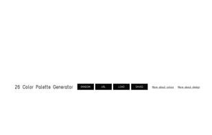 main page colors palette generator