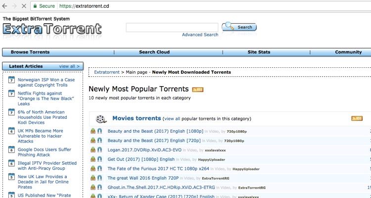 6 Great ExtraTorrent Alternatives: Where the Best Torrents Be
