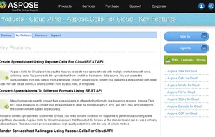 Aspose.Cells for Cloud screenshot 1