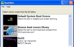 BootSkin screenshot 1